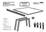 Preview for 2 page of Jason.L Quadro A Boardroom table Assembly Instructions Manual