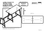 Preview for 8 page of Jason.L Quadro A leg Counter table Radius Corners Assembly Instructions Manual