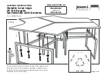 Preview for 7 page of Jason.L Quadro A Legs 3P 120 Degree Workstation with... Assembly Instructions Manual