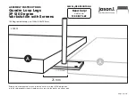 Preview for 8 page of Jason.L Quadro A Legs 3P 120 Degree Workstation with... Assembly Instructions Manual