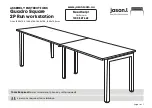 Jason.L Quadro Square 2P Run workstation Assembly Instructions Manual preview