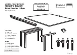 Preview for 2 page of Jason.L Quadro Square Boardroom Table Assembly Instructions Manual