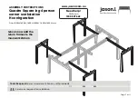 Preview for 7 page of Jason.L Quadro Square leg 4 person corner workstation H... Assembly Instructions Manual