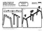 Preview for 6 page of Jason.L Quadro Wood A 2P Run workstation 1200 mm Assembly Instructions Manual