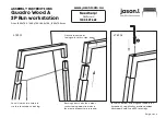 Preview for 3 page of Jason.L Quadro Wood A 3P Run workstation Assembly Instructions Manual