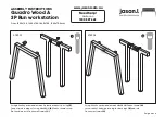 Preview for 4 page of Jason.L Quadro Wood A 3P Run workstation Assembly Instructions Manual