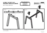 Preview for 5 page of Jason.L Quadro Wood A desk Assembly Instructions Manual