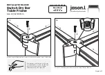 Preview for 4 page of Jason.L Switch Dry Bar Table Frame Installation Manual