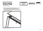 Preview for 5 page of Jason.L Switch System Counter Table Installation Manual