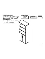 Jason.L Uniform 2 Door Storage Cupboard With Small Doors... Assembly Instructions preview