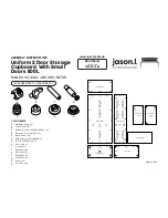 Preview for 2 page of Jason.L Uniform 2 Door Storage Cupboard With Small Doors... Assembly Instructions