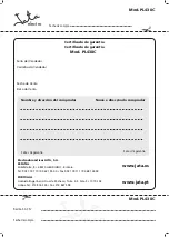 Preview for 24 page of Jata electro PL438C Instructions For Use Manual