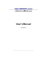 Preview for 1 page of Jaton Video-PX6200TC User Manual