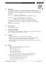 Preview for 6 page of JAUDT DPK GII 6207 Series Translation Of The Original Operating Instructions