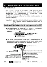 Preview for 20 page of Jay electronique ISIS Series Installation And User Technical Manual