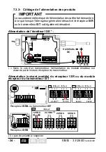 Preview for 34 page of Jay electronique ISIS Series Installation And User Technical Manual