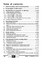 Preview for 54 page of Jay electronique ISIS Series Installation And User Technical Manual