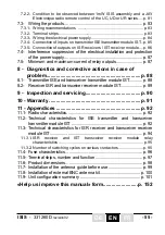 Preview for 55 page of Jay electronique ISIS Series Installation And User Technical Manual