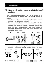 Preview for 77 page of Jay electronique ISIS Series Installation And User Technical Manual