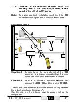 Preview for 81 page of Jay electronique ISIS Series Installation And User Technical Manual