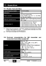 Preview for 92 page of Jay electronique ISIS Series Installation And User Technical Manual