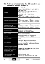 Preview for 94 page of Jay electronique ISIS Series Installation And User Technical Manual