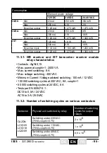 Preview for 95 page of Jay electronique ISIS Series Installation And User Technical Manual