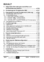 Preview for 104 page of Jay electronique ISIS Series Installation And User Technical Manual