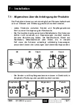 Preview for 127 page of Jay electronique ISIS Series Installation And User Technical Manual