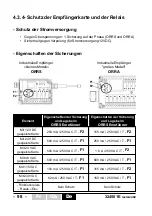 Preview for 98 page of Jay electronique ORION Series Installation And User Technical Manual