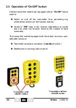 Preview for 64 page of Jay electronique Orion Installation And User Technical Manual