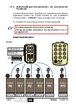 Preview for 142 page of Jay electronique Orion Installation And User Technical Manual