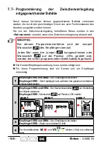 Preview for 146 page of Jay electronique Orion Installation And User Technical Manual