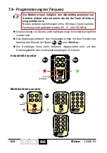 Preview for 148 page of Jay electronique Orion Installation And User Technical Manual