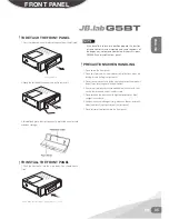 Preview for 5 page of JB.lab G5BT Operation Manual