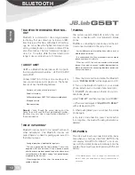 Preview for 12 page of JB.lab G5BT Operation Manual