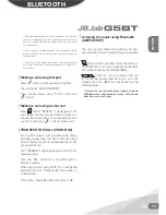 Preview for 13 page of JB.lab G5BT Operation Manual