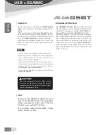 Preview for 14 page of JB.lab G5BT Operation Manual