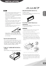 Preview for 3 page of JB.lab K7 Operation Manual