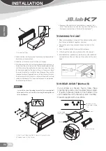 Preview for 4 page of JB.lab K7 Operation Manual