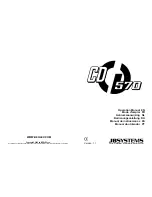 Preview for 1 page of JB Systems CD 570 Operation Manual