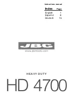jbc HD 4700 Instruction Manual preview
