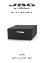 jbc UCR Instruction Manual preview
