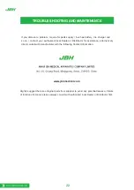 Preview for 26 page of JBH Venture CTS200 User Manual