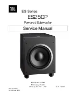 JBL ES250P Service Manual preview