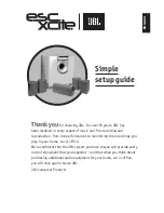 JBL escXcite Owner'S Manual preview