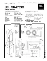 JBL SR4733X Technical Manual preview