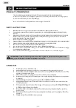 Preview for 4 page of JBM 54139 Instruction Manual