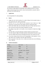 Preview for 2 page of JC MACHINERY & TOOLS JC-1700-TAC User Manual