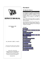 jcb 3CXG Service Manual preview